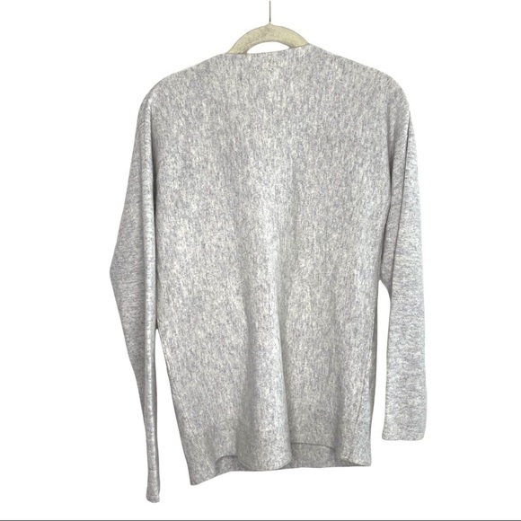 Sundance Simple Truths Cashmere Cowl Neck Sweater SILVER GREY - Picture 2 of 9